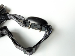 Electric collar for dogs with remote control up to 800 m. Black.