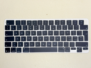 Apple MacBook 2019-2024 M1 M2 M3 M4 Italian QWERTY Keyboard Keycap Set for German QWERTZ Layout Replacement