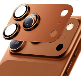 iPhone 17 Pro Max camera and lens protection Cosmic Orange