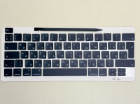 Apple MacBook 2019 2020 angļu-krievu ISO/UK/JCUKEN tastatūras taustiņu komplekts, lai aizstātu vācu QWERTZ izkārtojumu