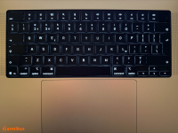 Apple MacBook 2019-2024 M1 M2 M3 M4 angļu-krievu ISO/UK/JCUKEN tastatūras taustiņu komplekts, lai aizstātu vācu QWERTZ izkārtojumu