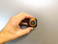 GPS dog tracker with 4G SIM card and unlimited tracking distance. Black.