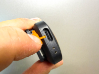 GPS dog tracker with 4G SIM card and unlimited tracking distance. Black.